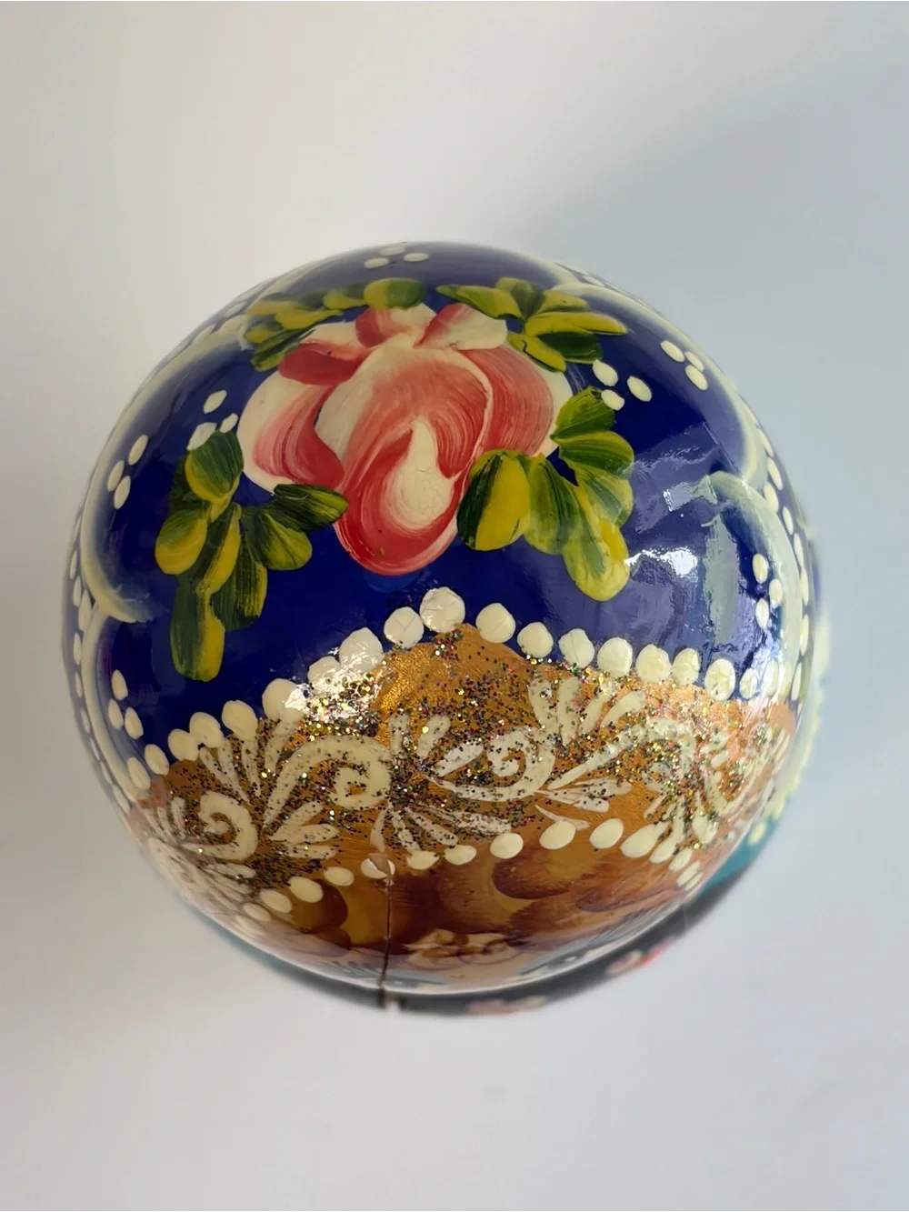 Signed Hand Painted Russian Matryoshka Nesting Dolls  Incomplete AS IS
